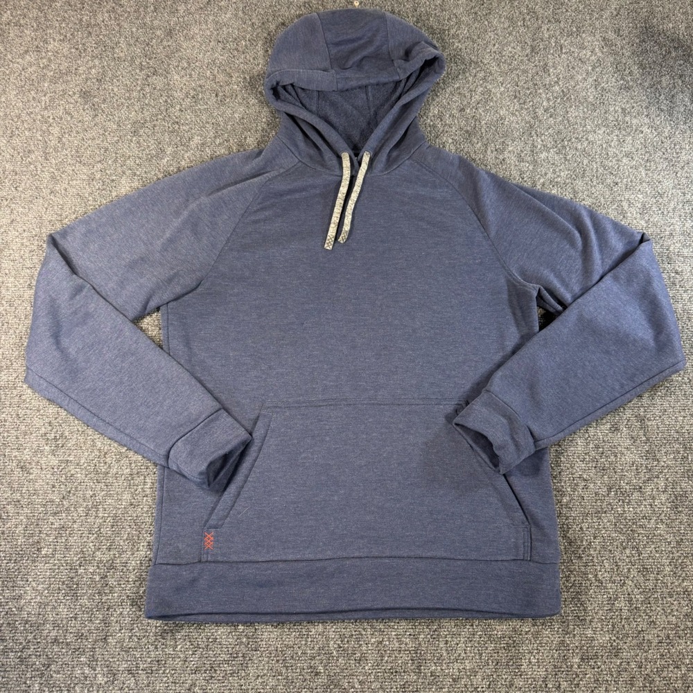 Rhone Spar Hoodie‎ Mens Small Blue Heather Pullover Training Sweatshirt TTH-181